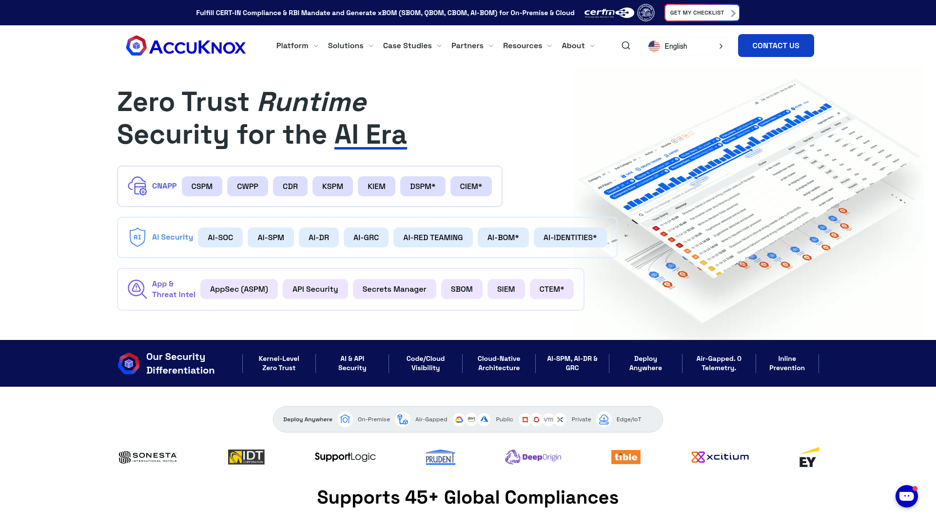 AccuKnox homepage