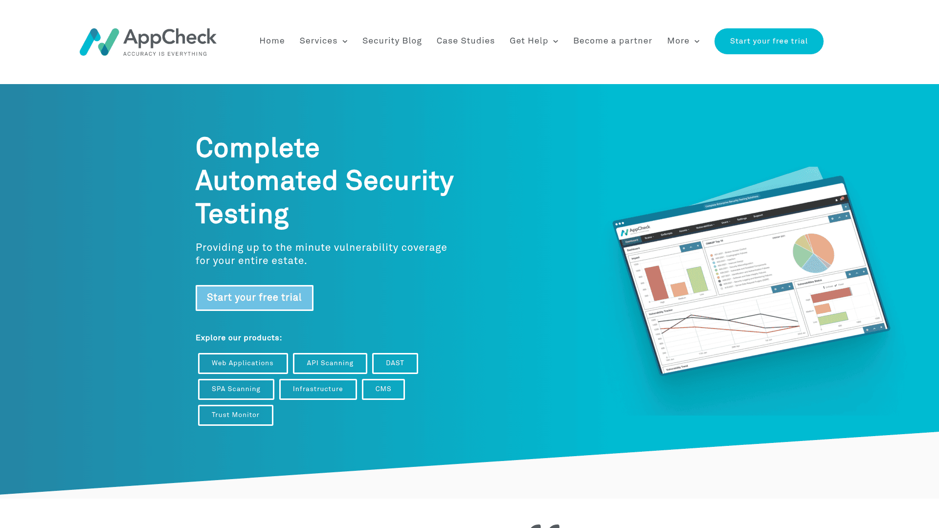 AppCheck homepage