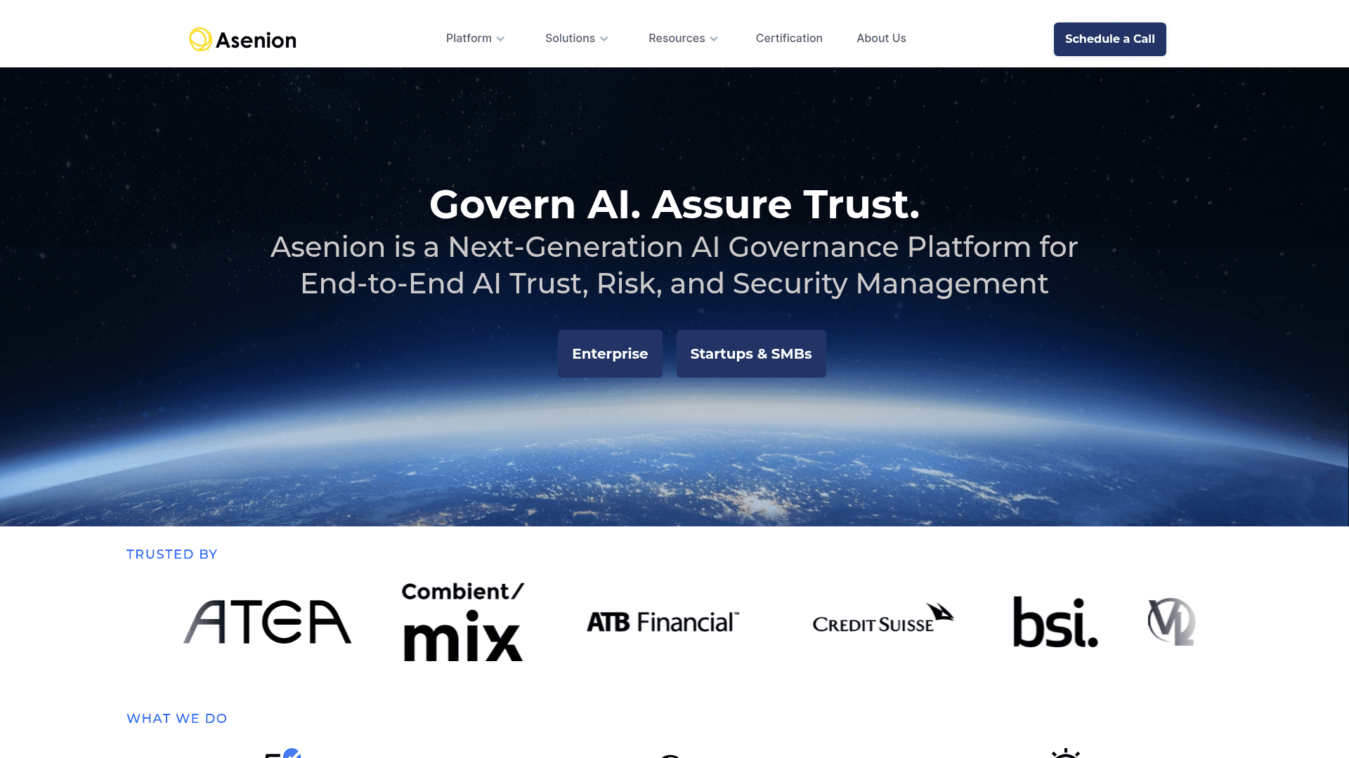 Asenion homepage screenshot