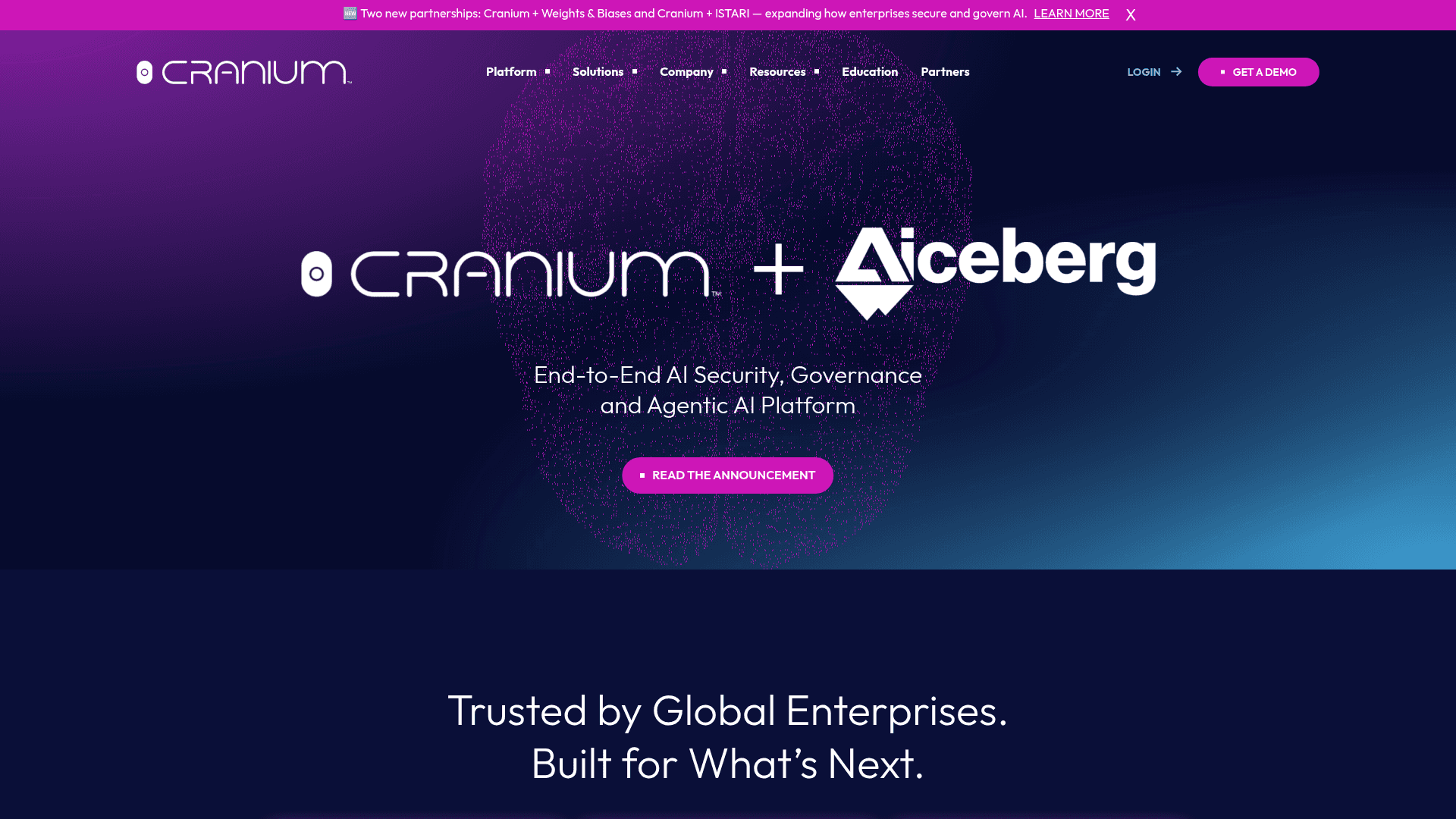Cranium homepage screenshot