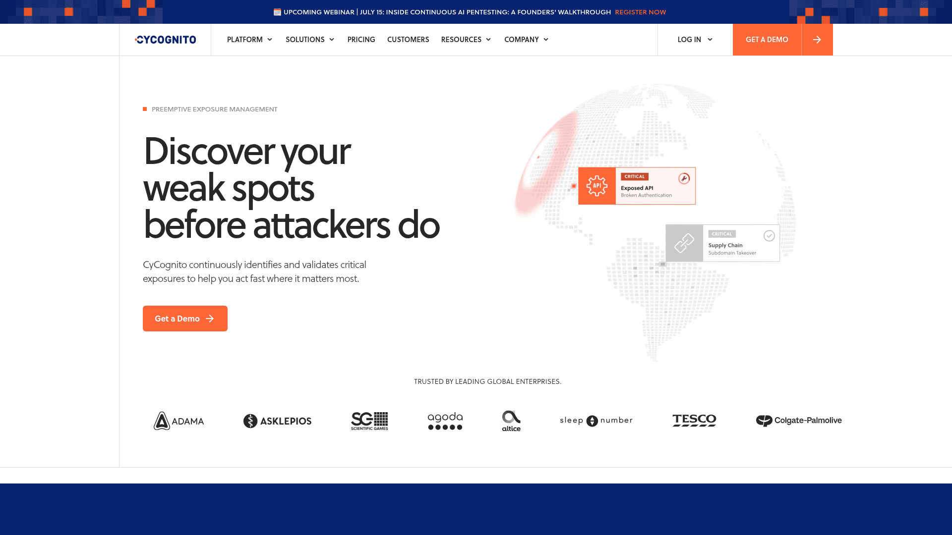 CyCognito homepage