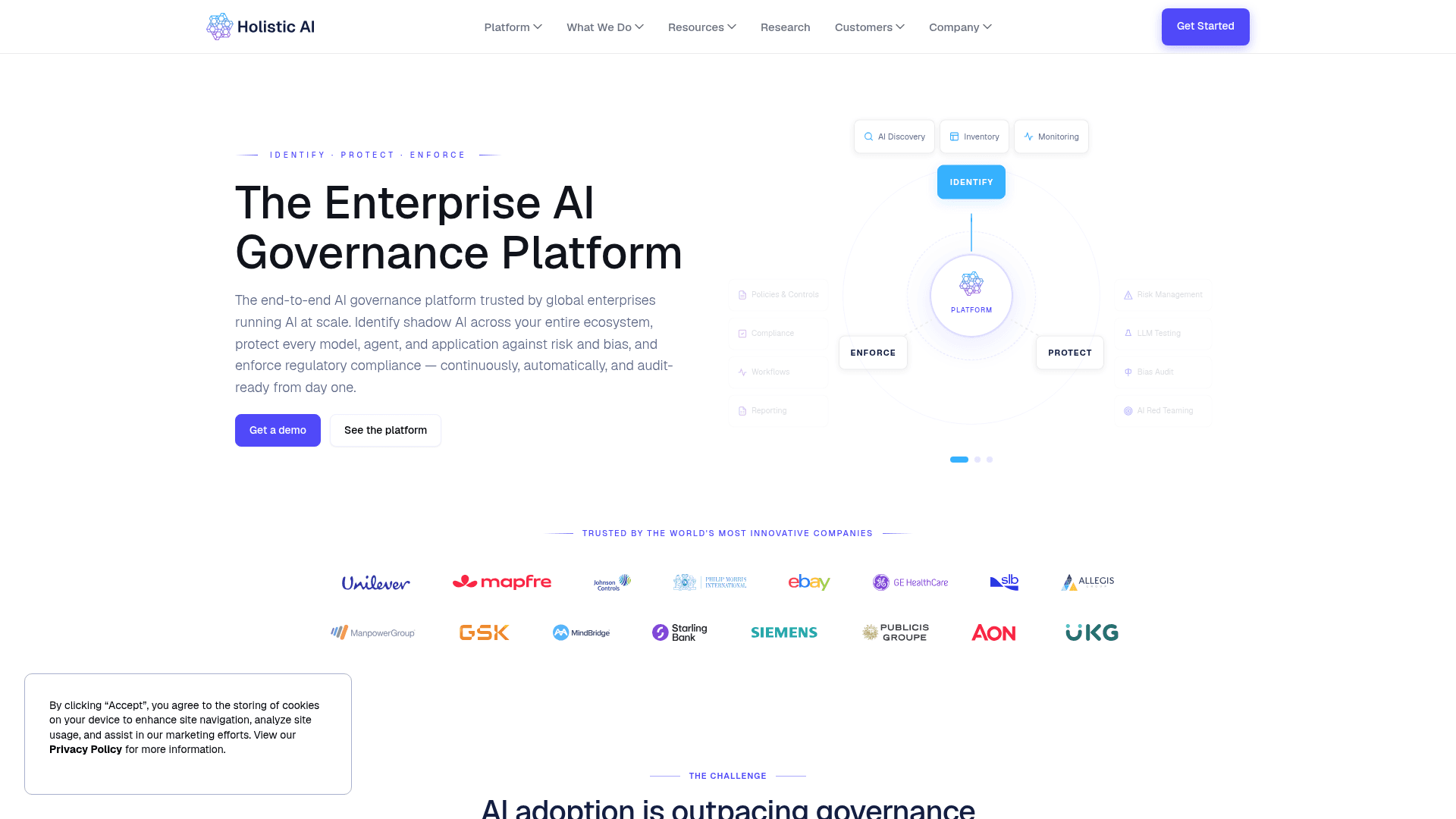 Holistic AI homepage