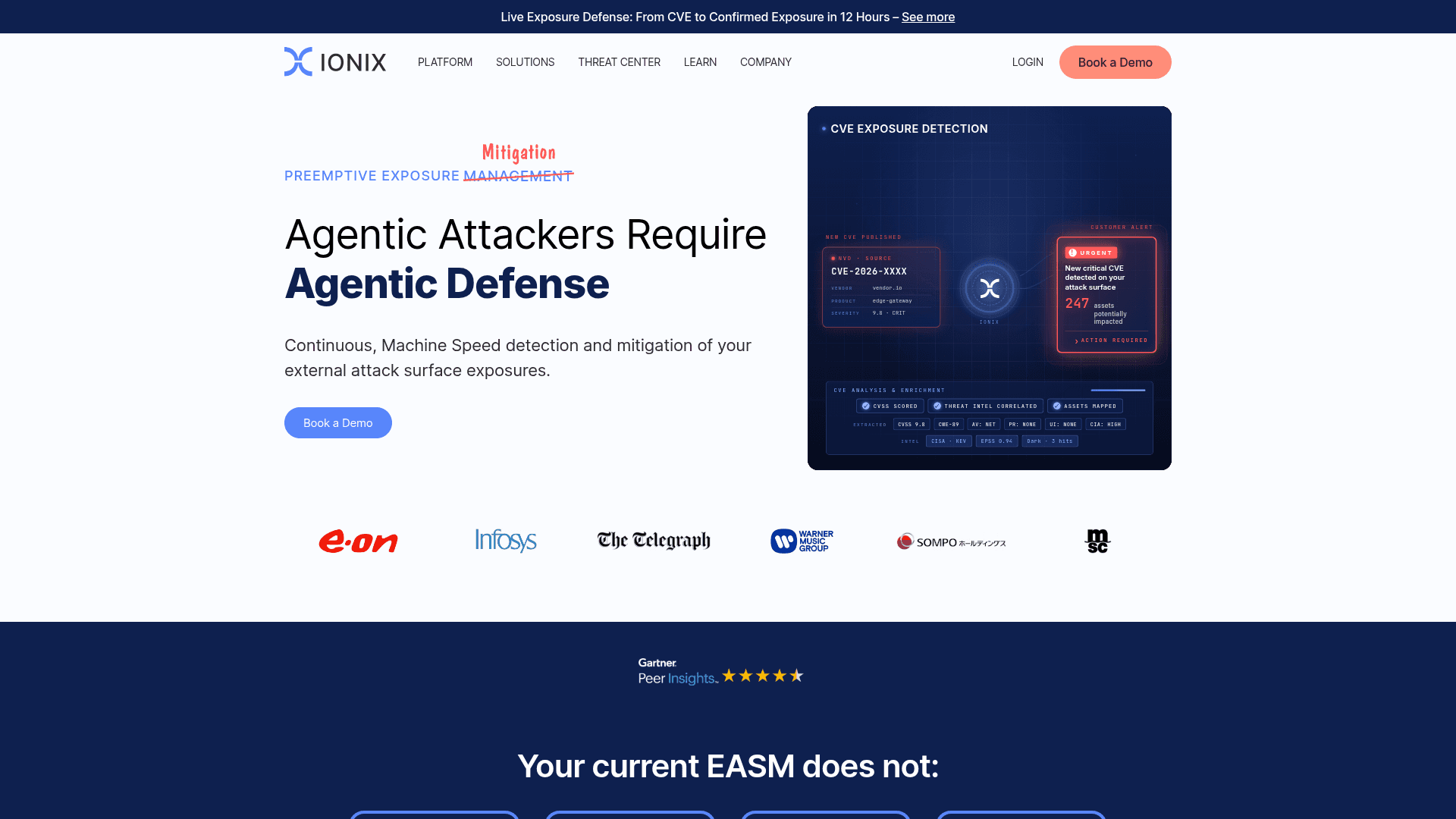 IONIX homepage