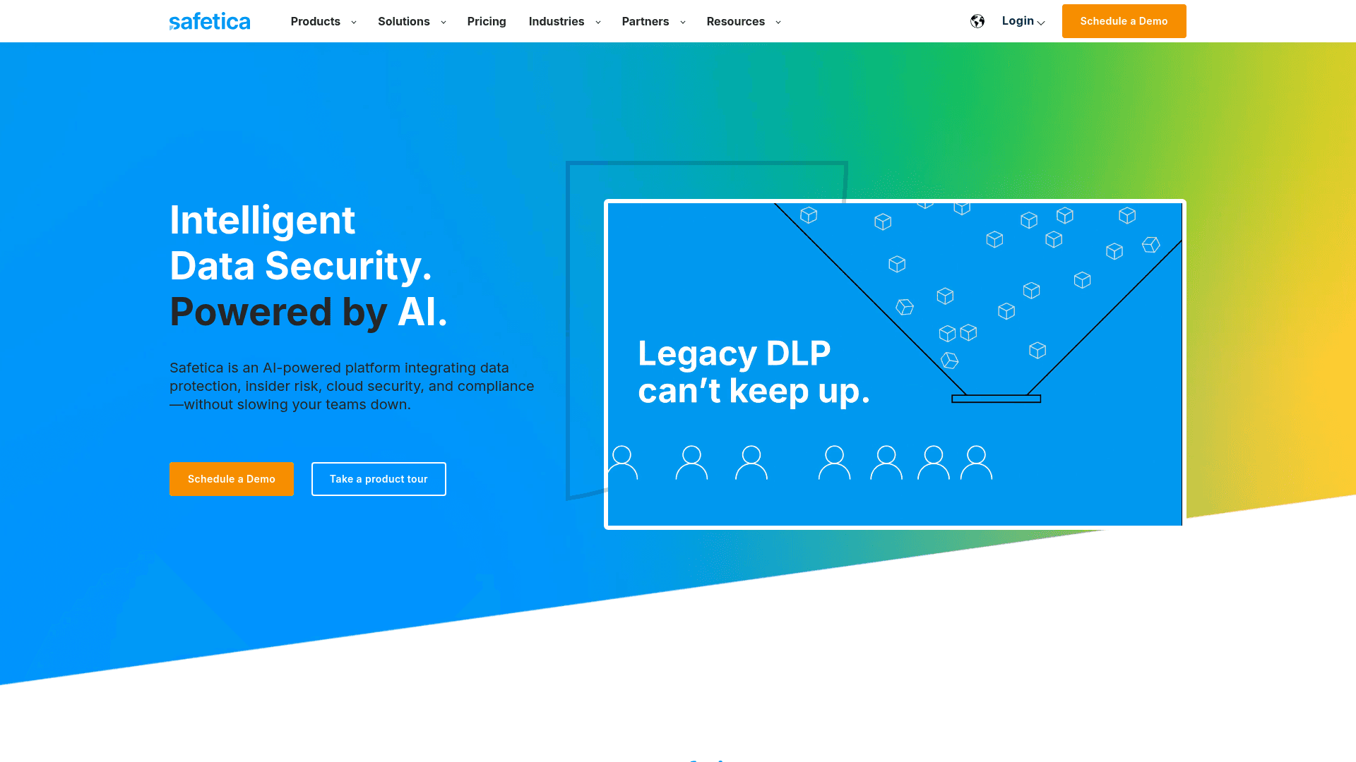Safetica homepage