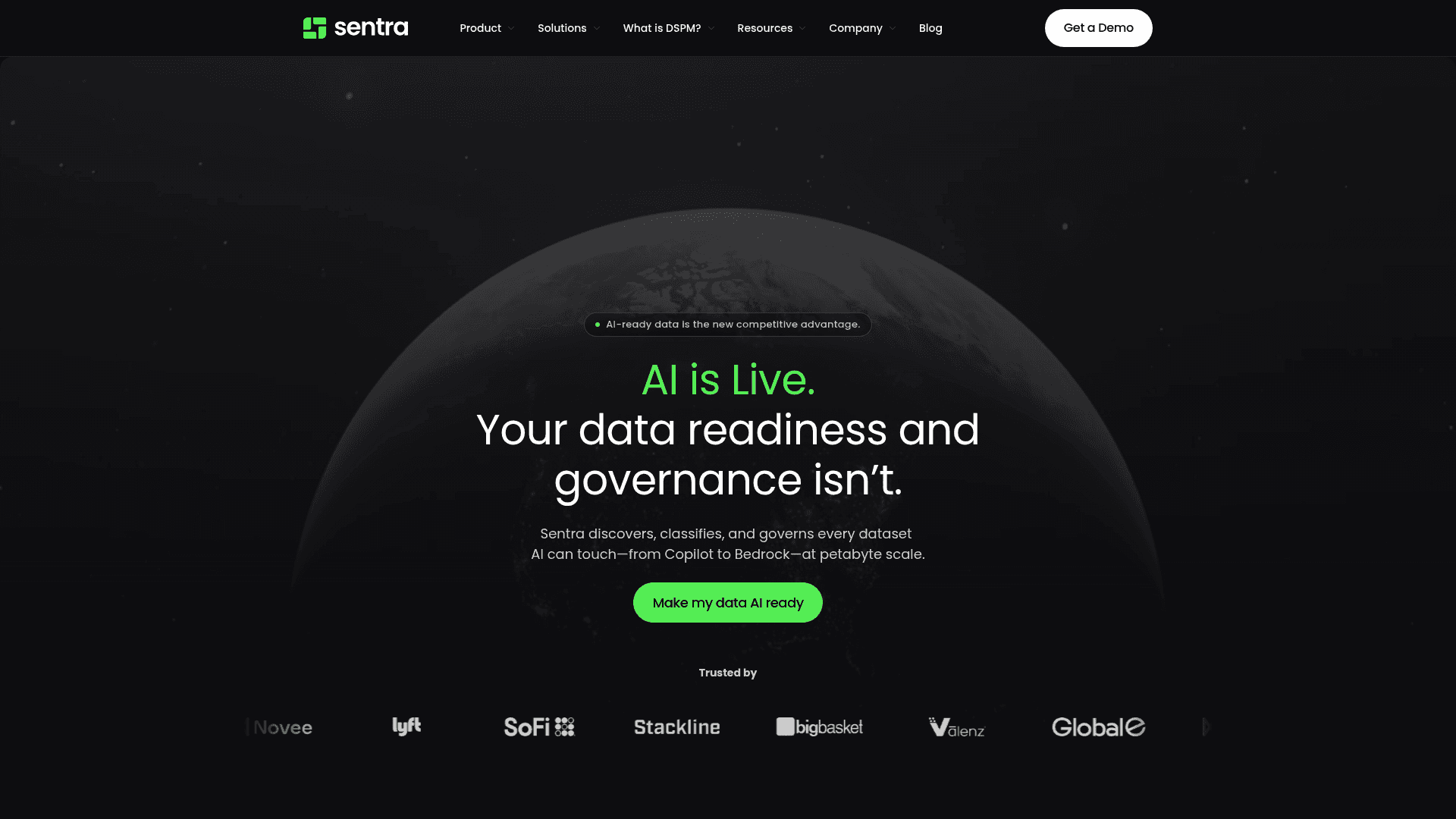 Sentra homepage