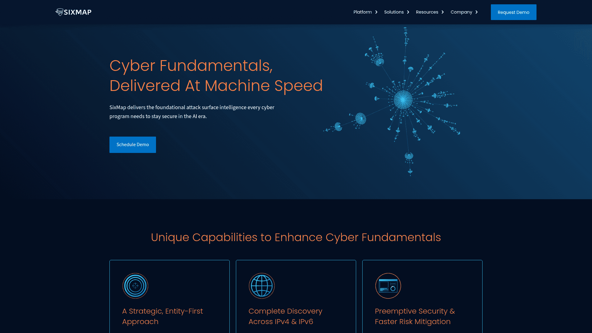 SixMap homepage