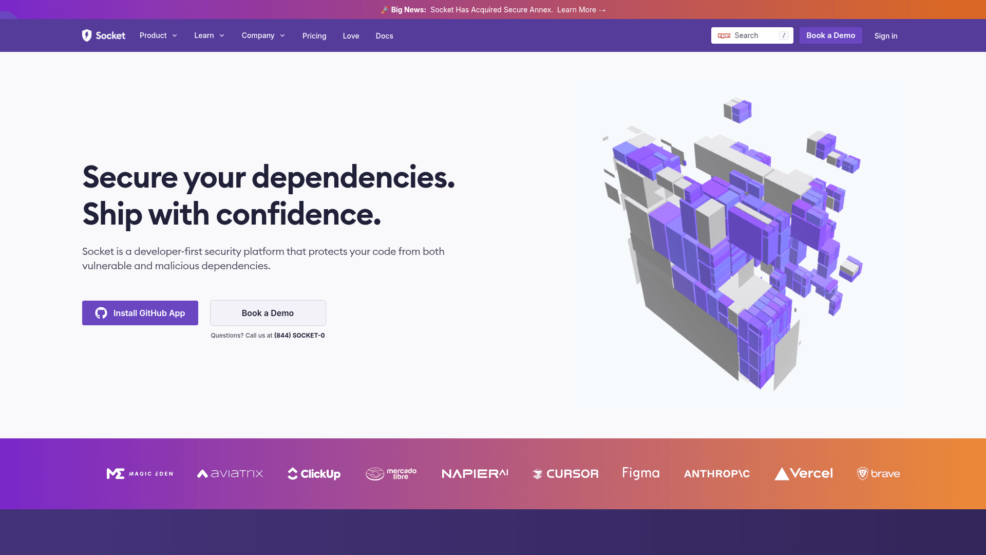 Socket homepage