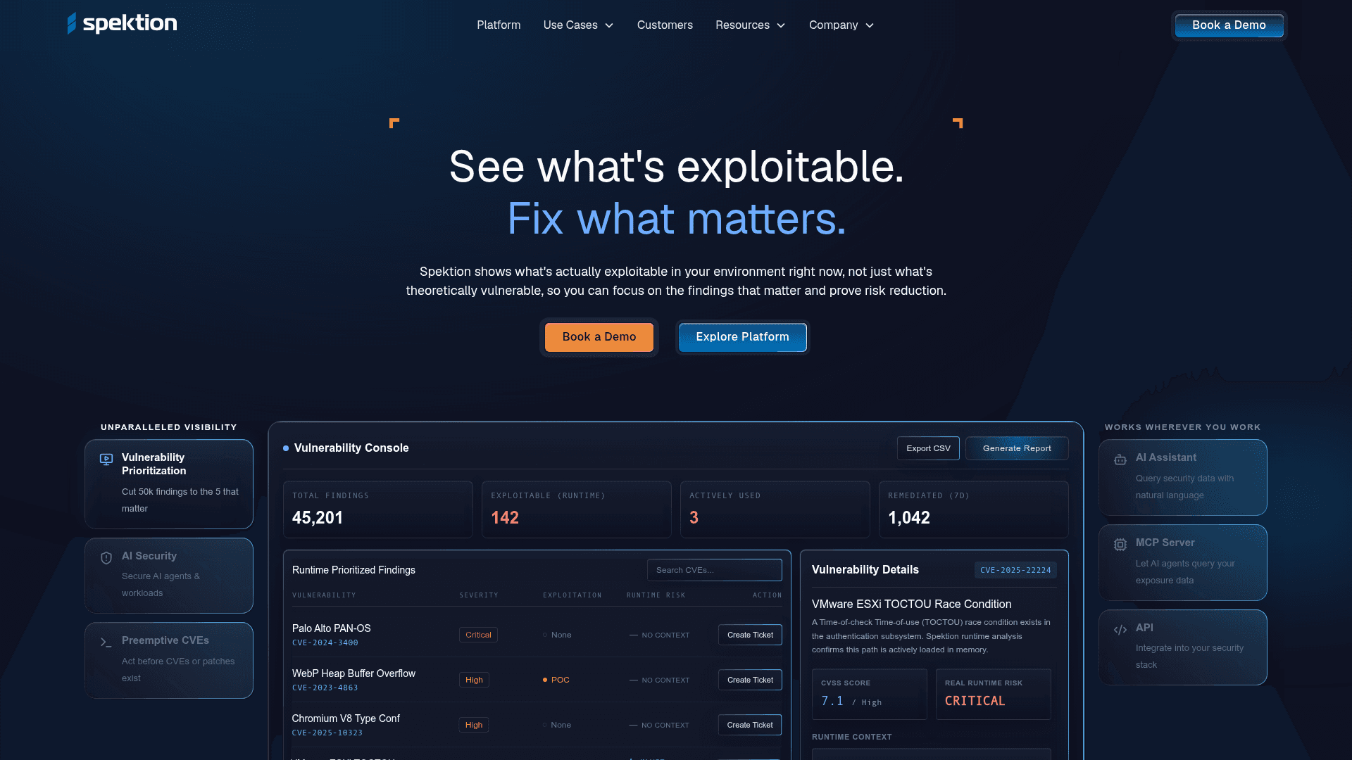 Spektion homepage