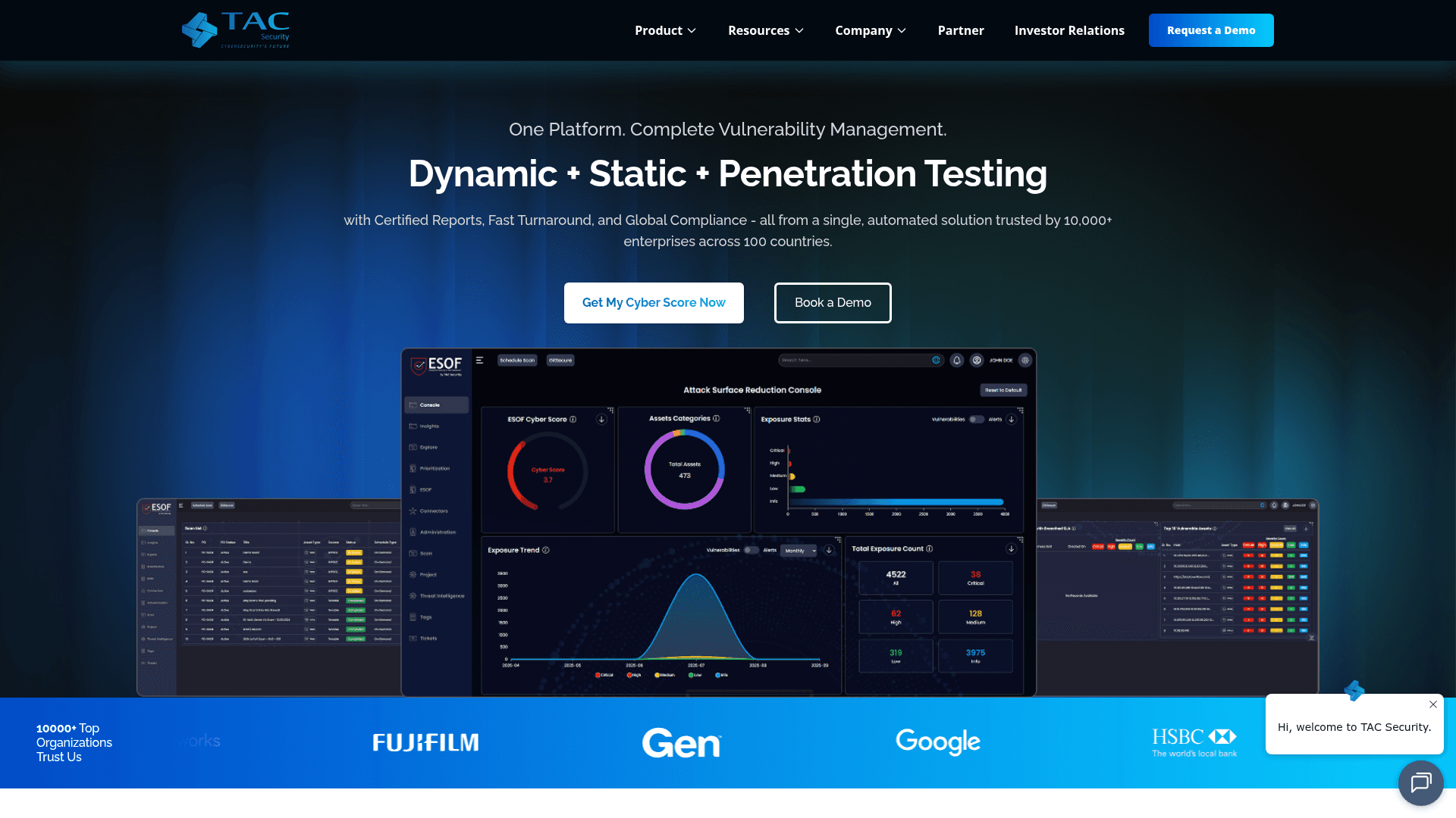 TAC Security homepage