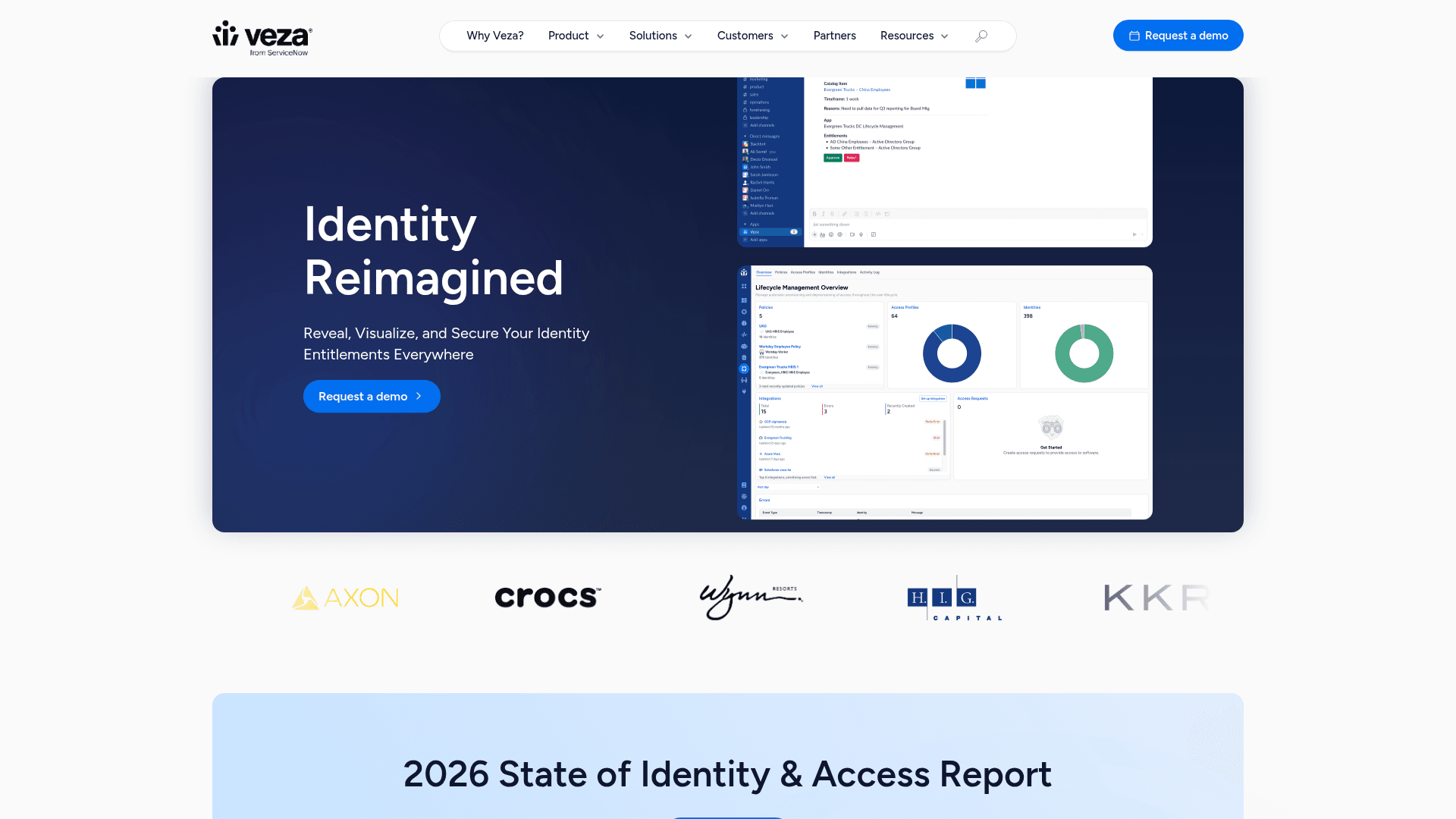 Veza homepage