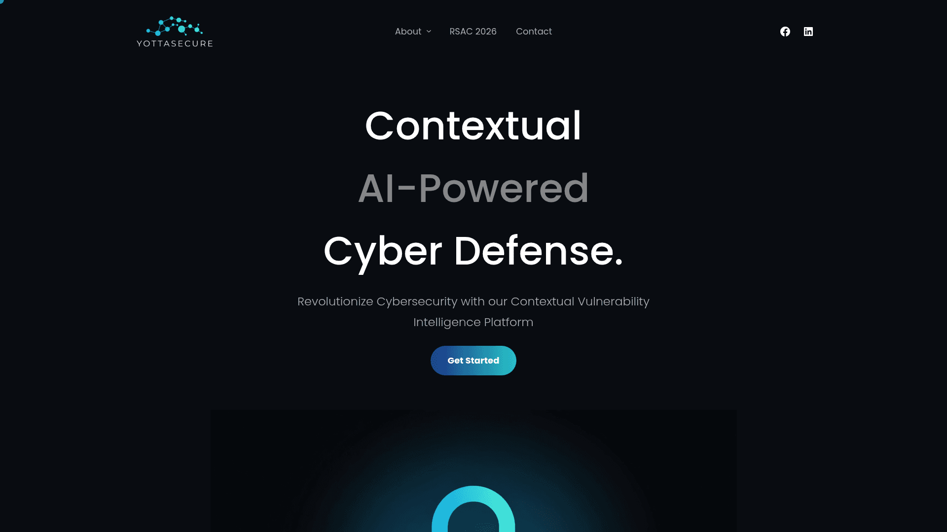 Yottasecure homepage screenshot