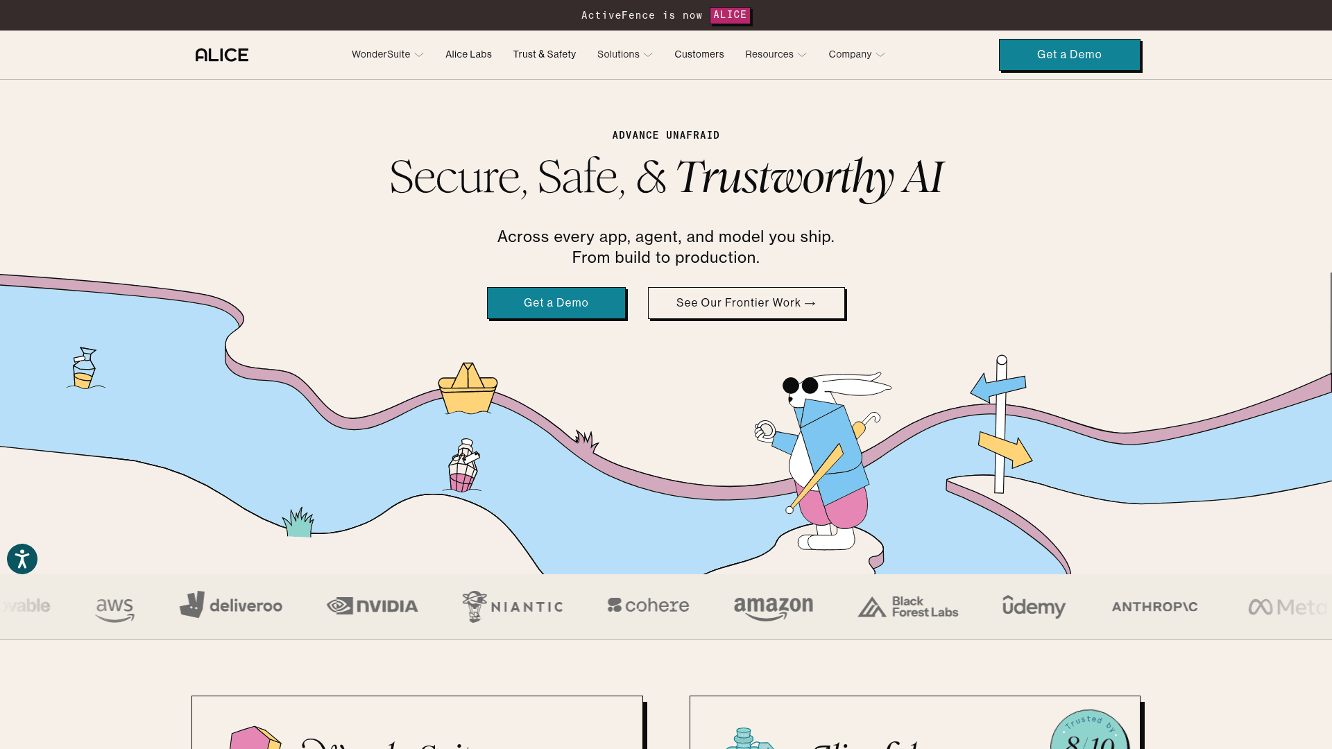 Alice homepage