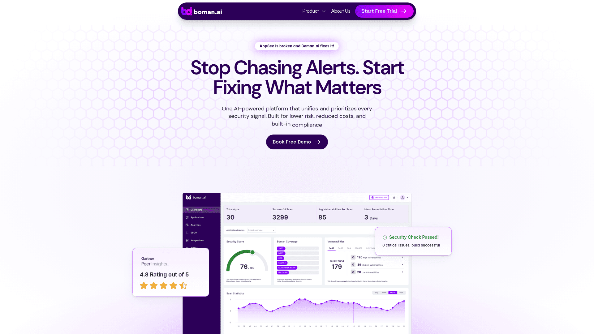 Boman.ai homepage