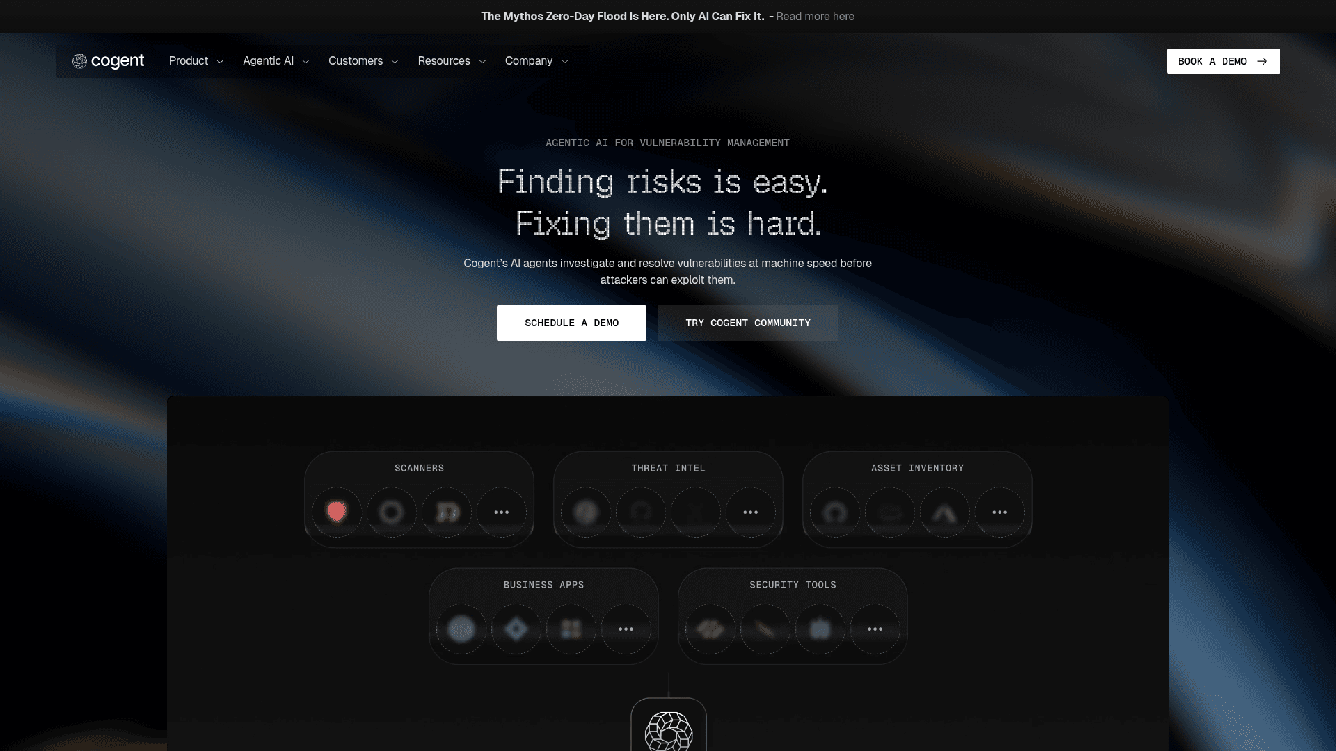 Cogent Security homepage