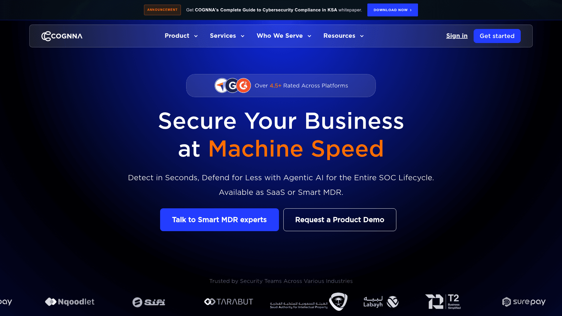 COGNNA homepage screenshot