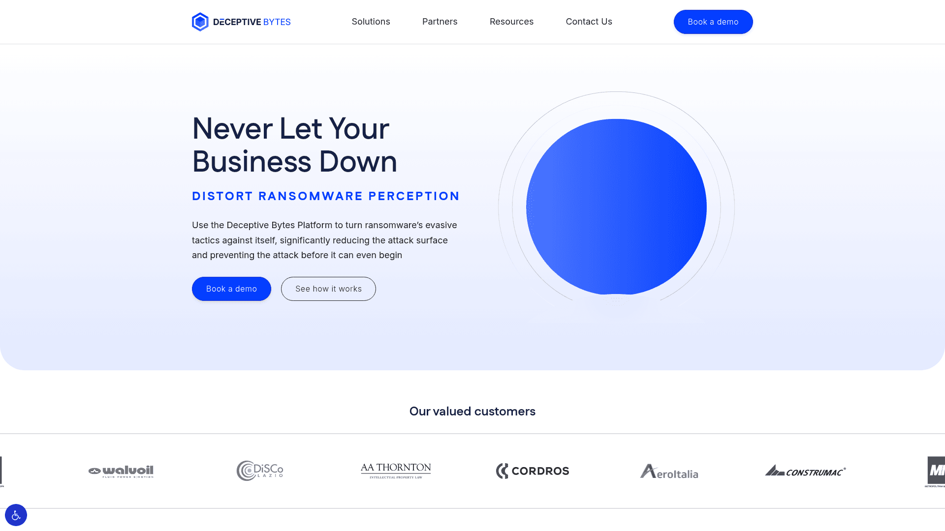 Deceptive Bytes homepage