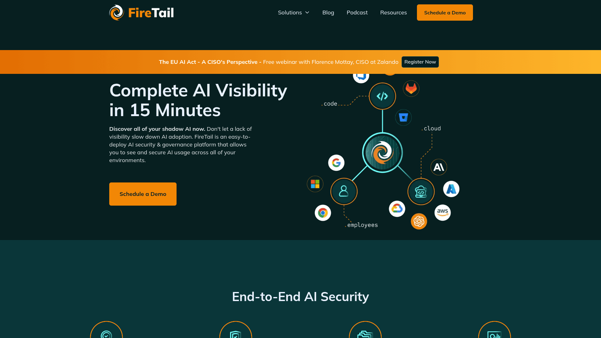 FireTail homepage