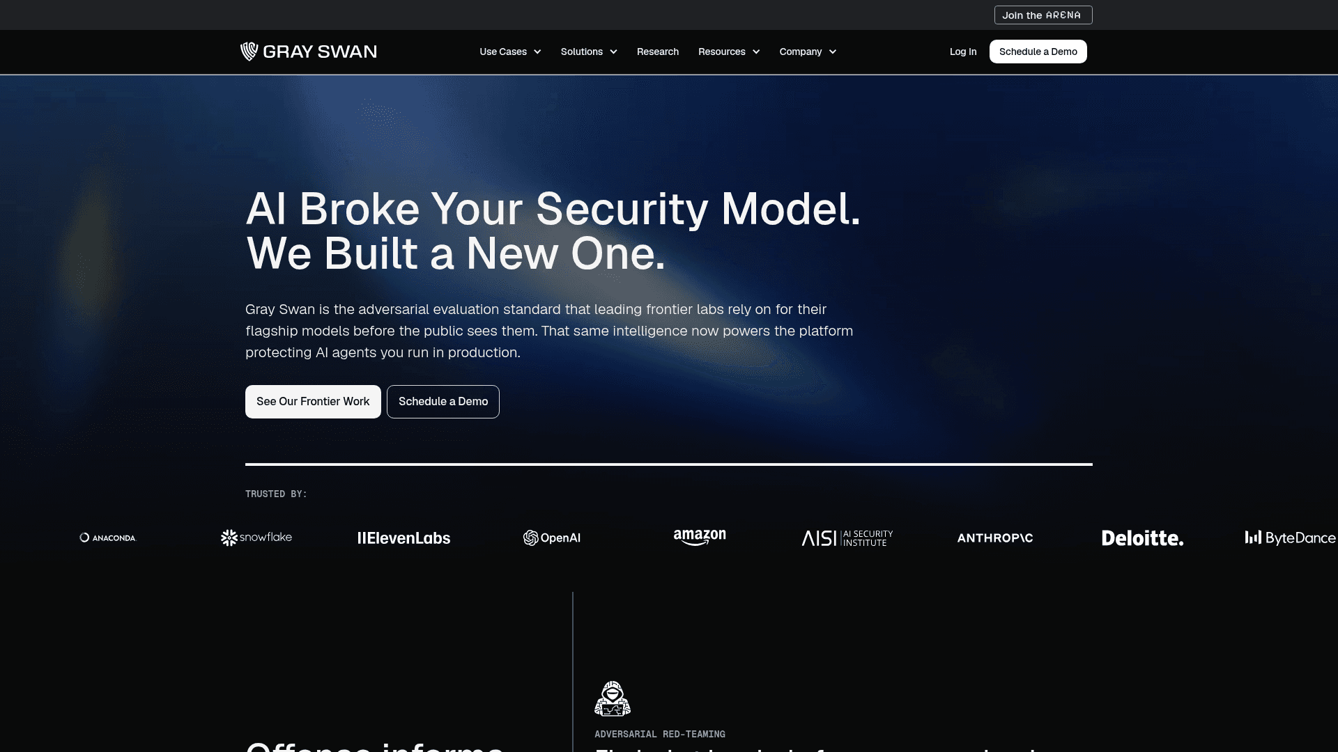 Gray Swan homepage