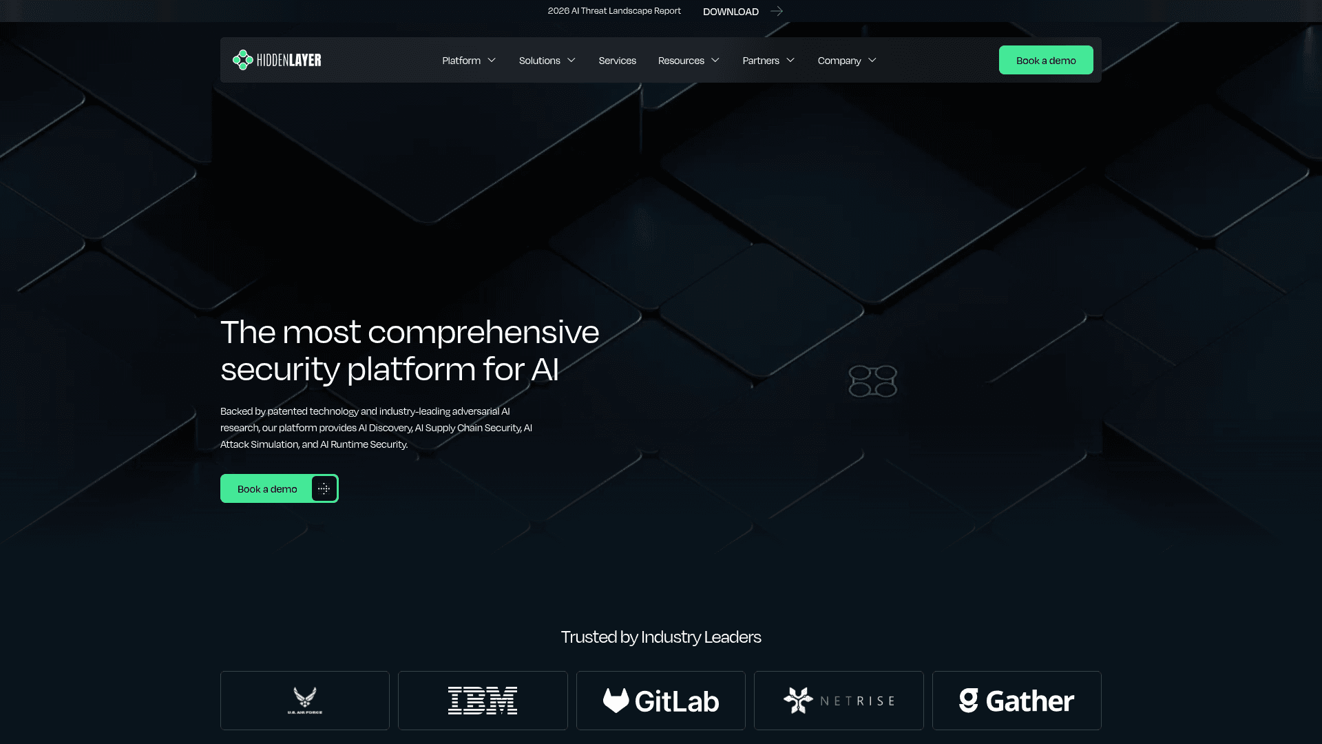 HiddenLayer homepage