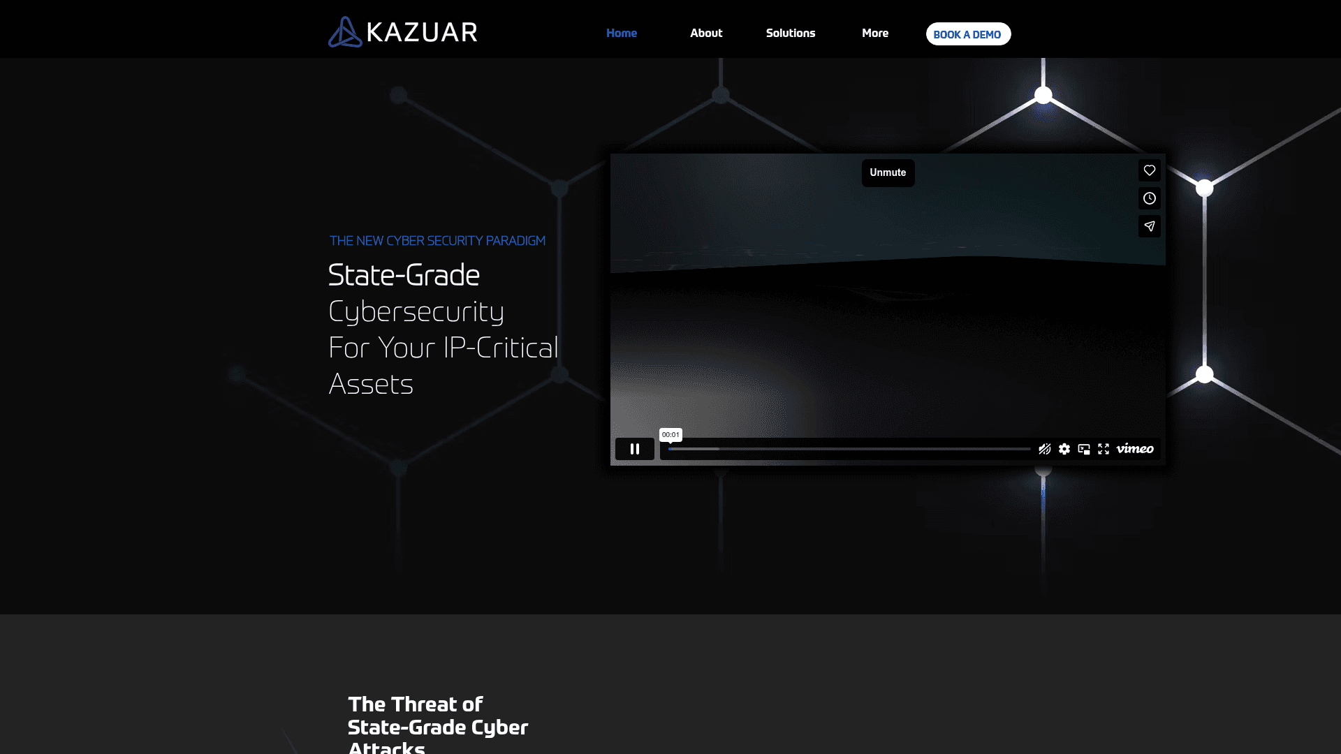 Kazuar Technologies homepage