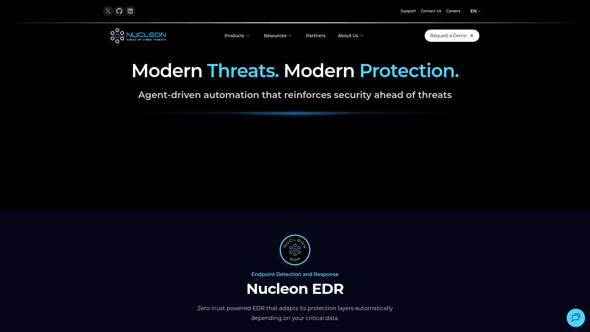 Nucleon Security homepage