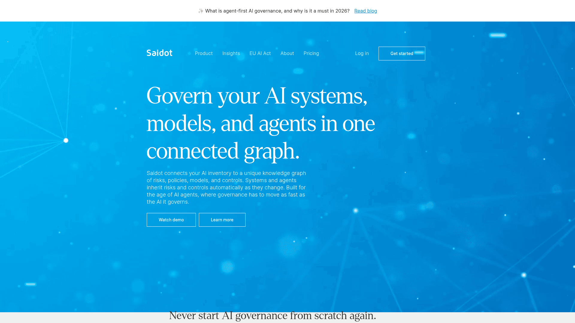 Saidot homepage