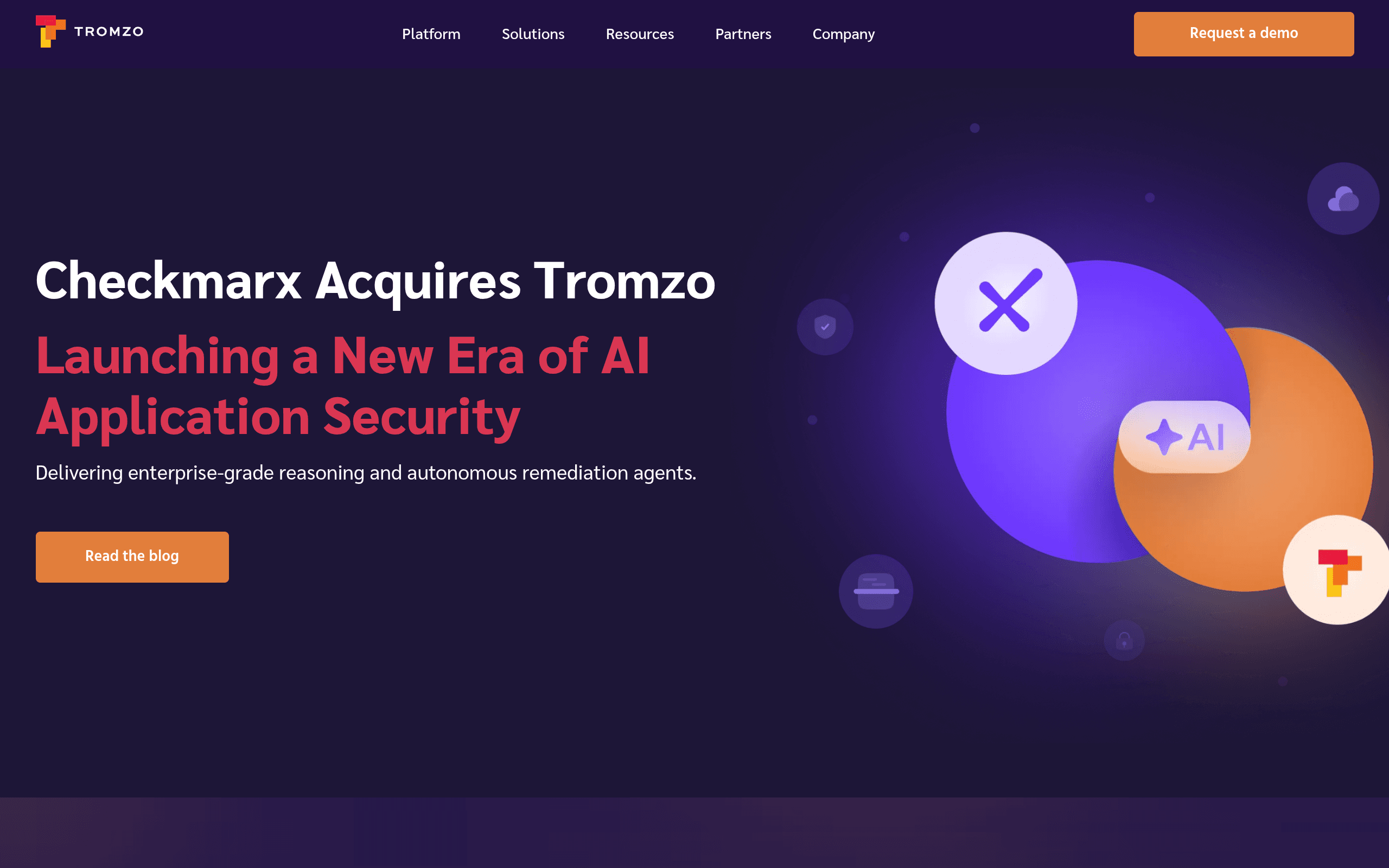 Tromzo homepage screenshot