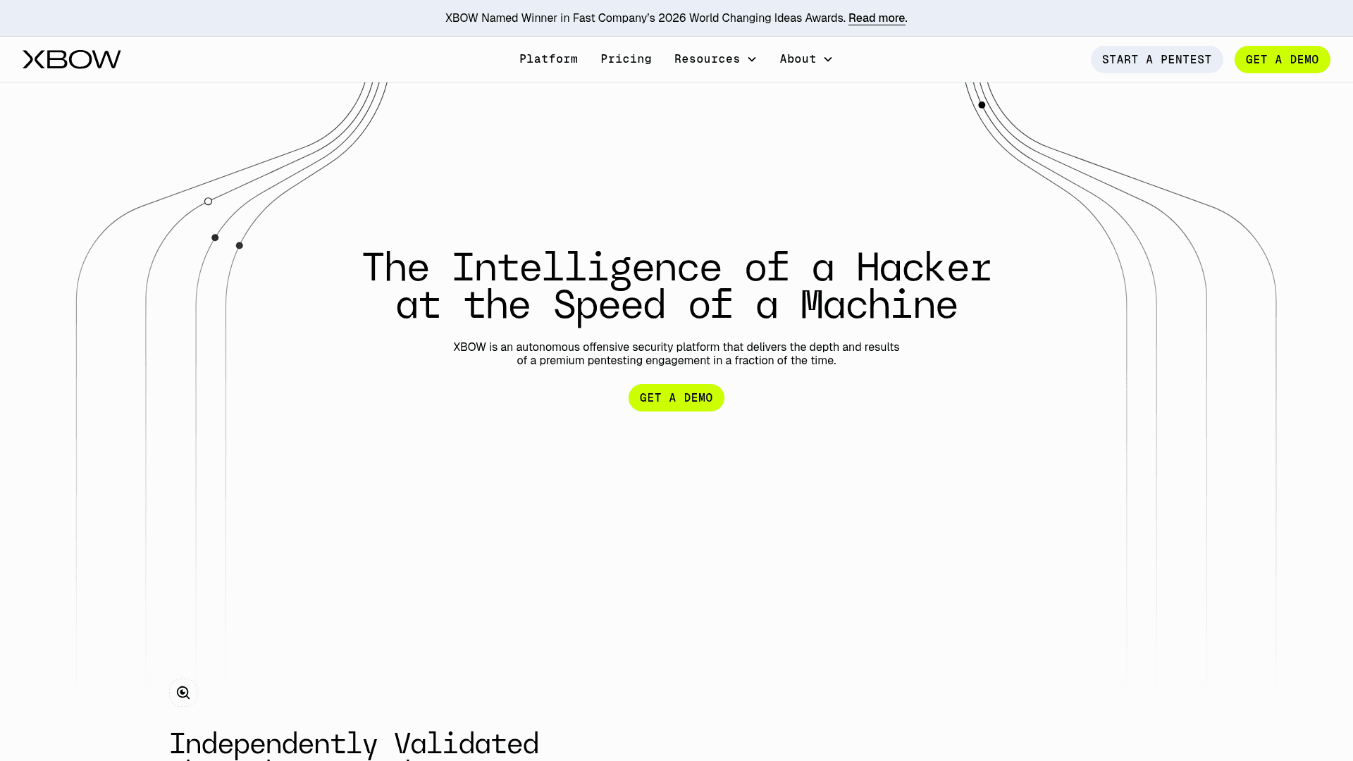 XBOW homepage